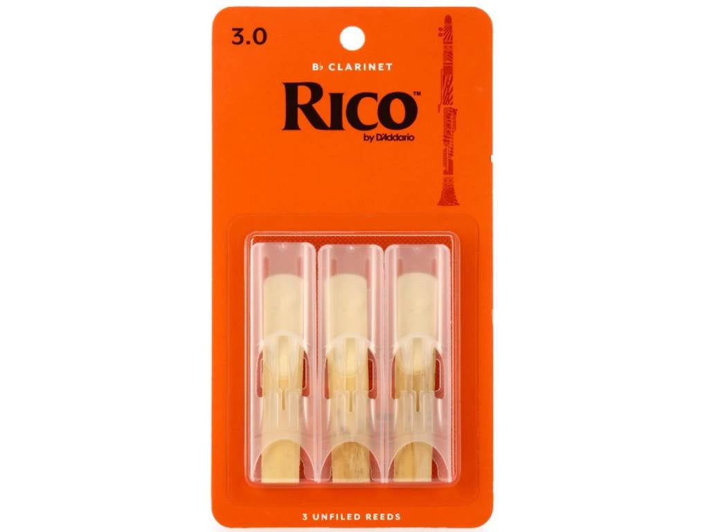 Rico Bb Reeds Size 3 Triple Pack