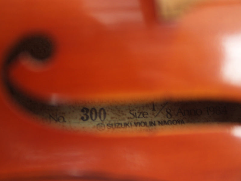 Suzuki No. 300 Violin 1/8 Size 1984 Natural
