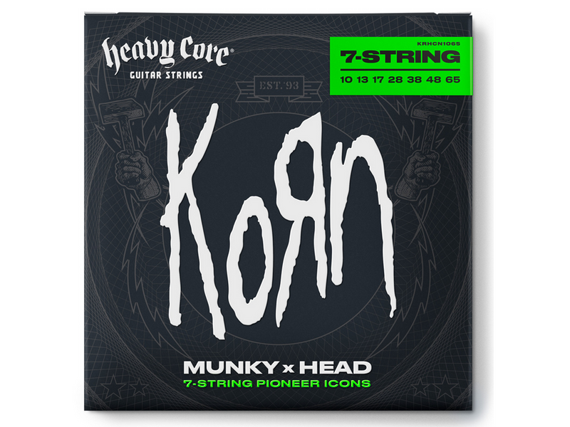 Korn KRHCN1065-7 Heavy Core 7 String Set 10 - 65