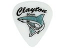 Clayton 6 Pick Pack Sandshark Standard Acetal Polymer 0.8mm