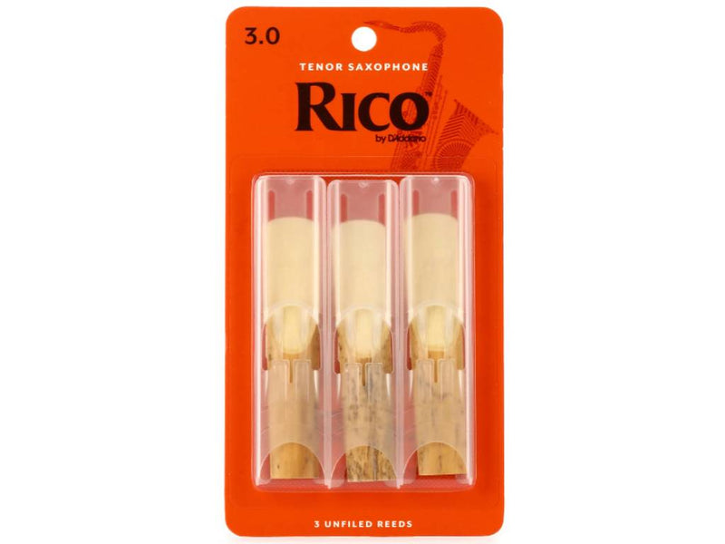 Tenor Sax Rico Reed Rico Tenor Saxophone Reeds Size 3 Triple Pack